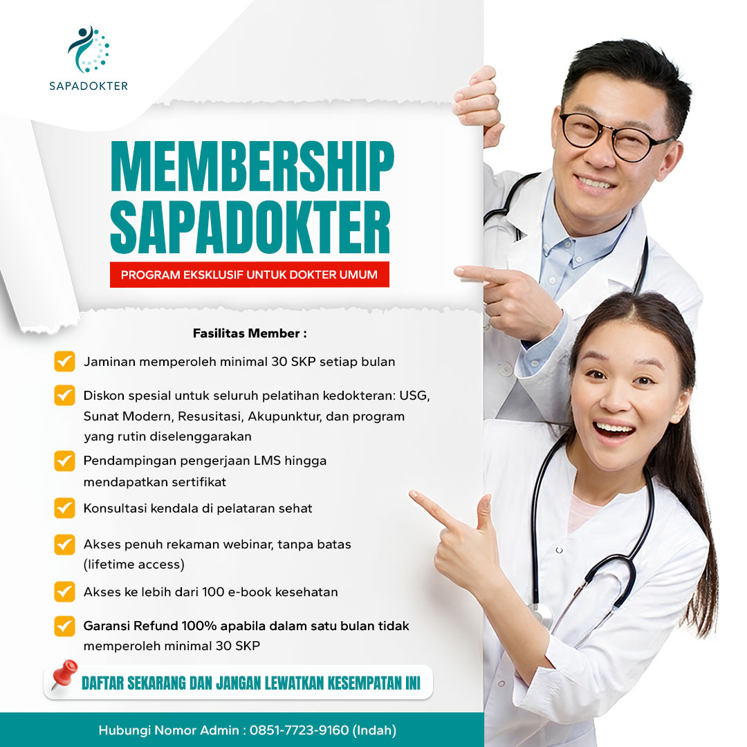 Poster Membership Sapadokter - Program Eksklusif untuk Dokter Umum
